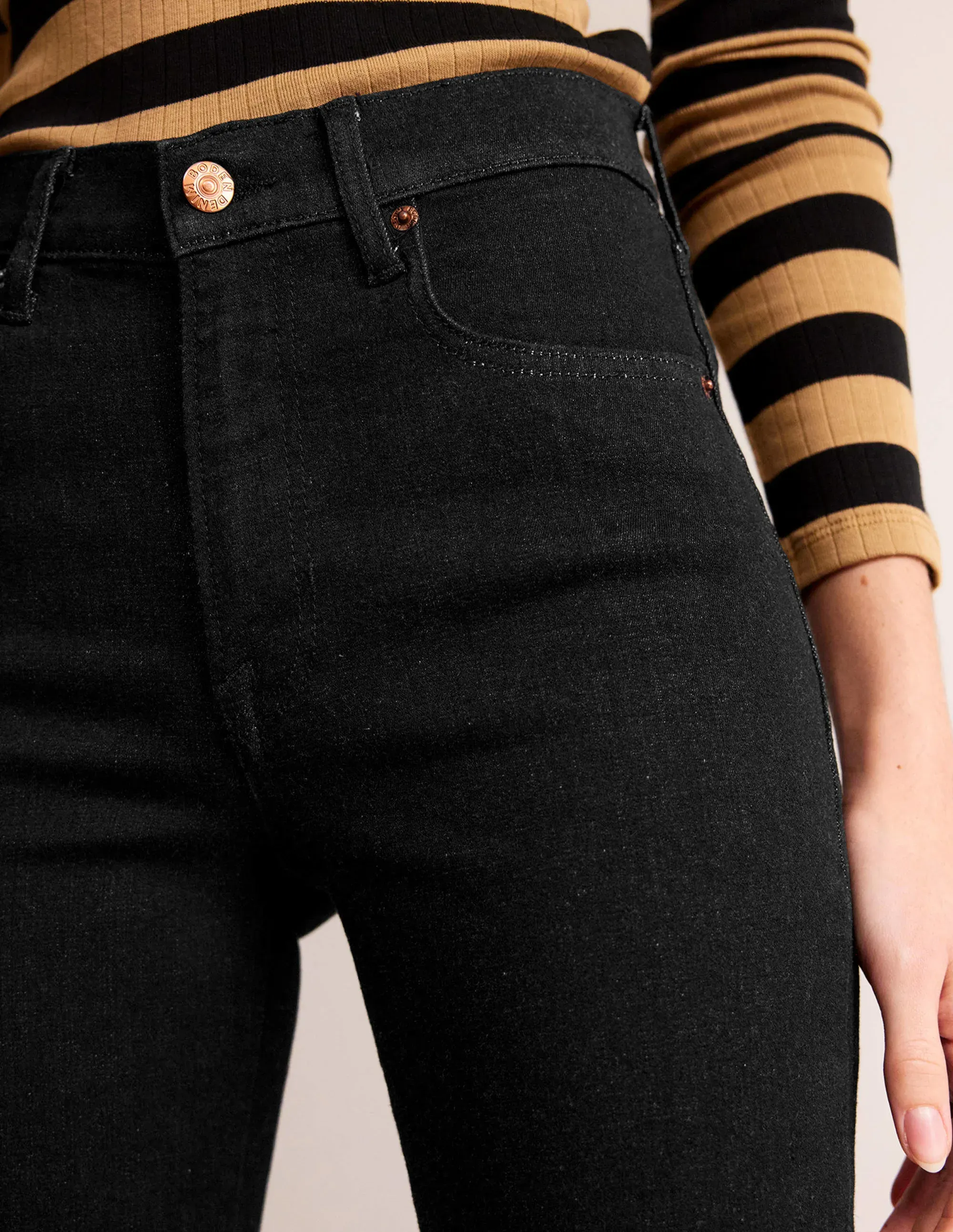 Mid Rise Slim Leg Jeans