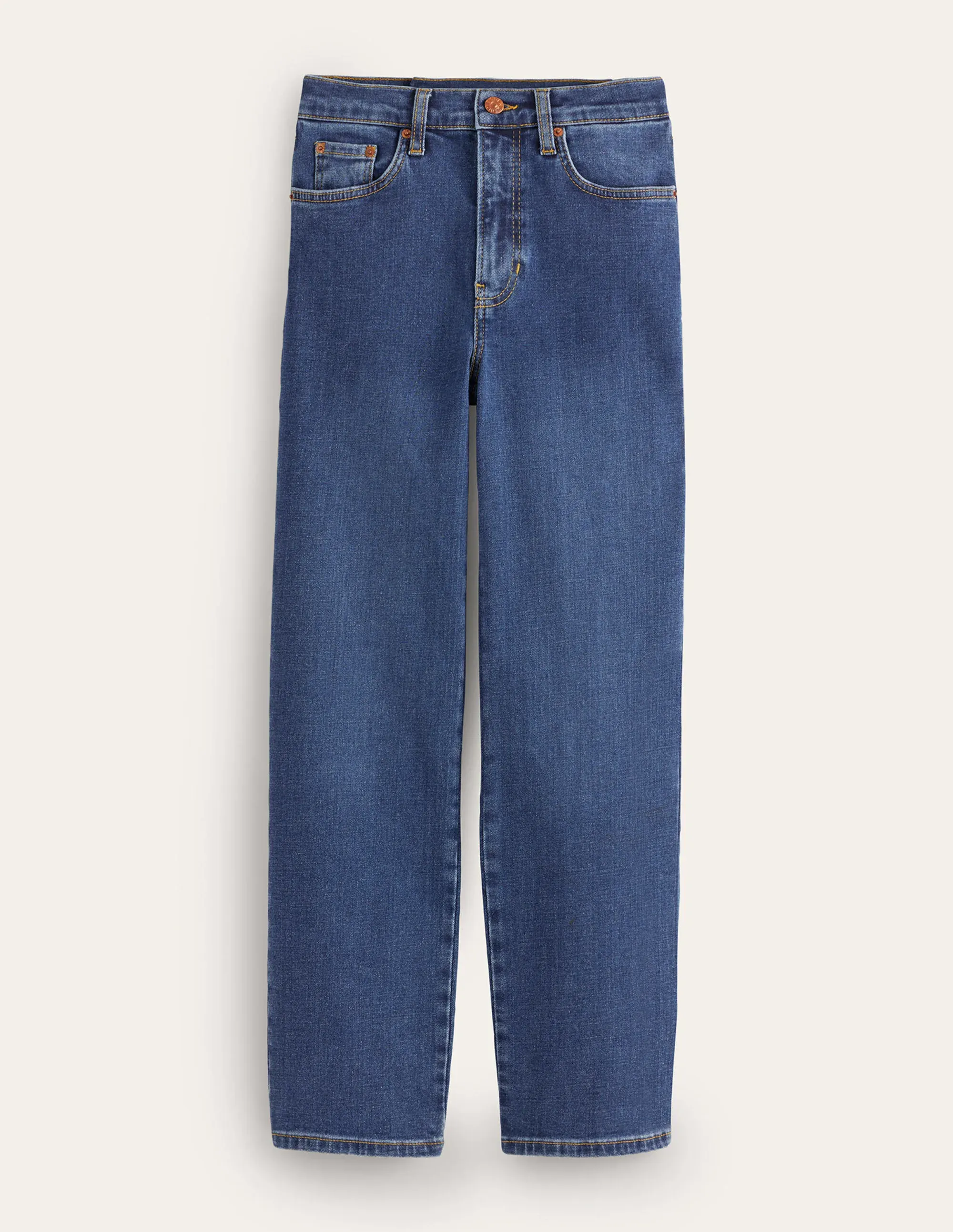 Mid Rise Slim Leg Jeans