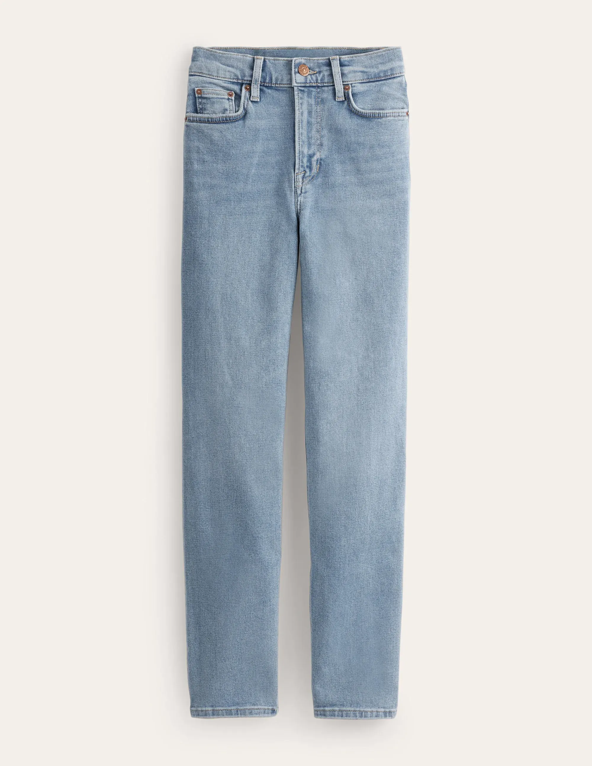 Mid Rise Slim Leg Jeans