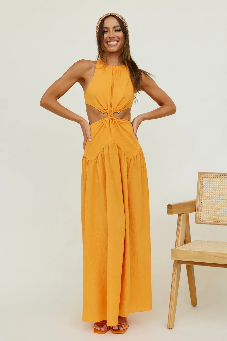 Morning Faye Maxi Dress Orange