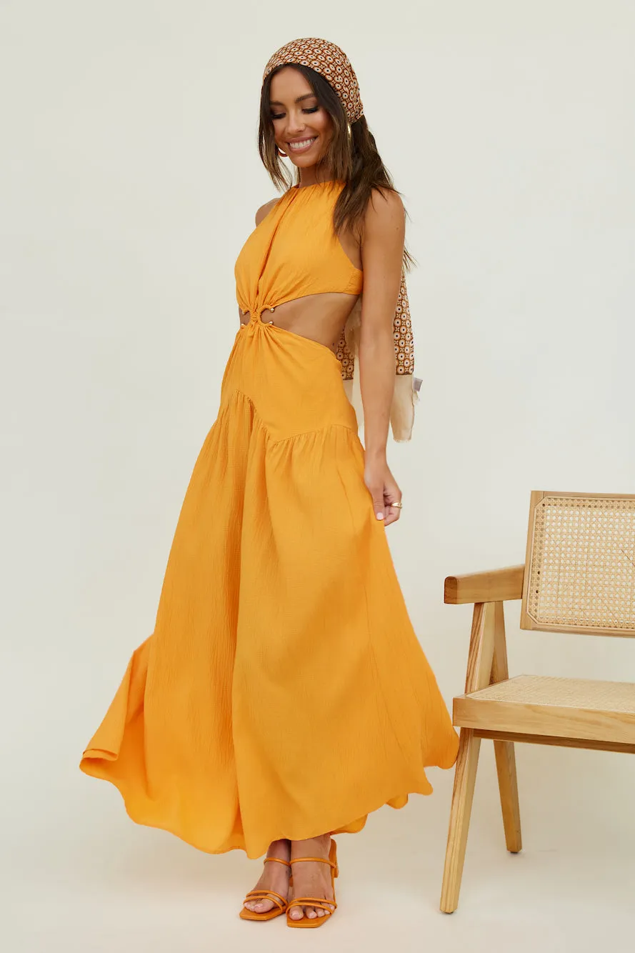 Morning Faye Maxi Dress Orange