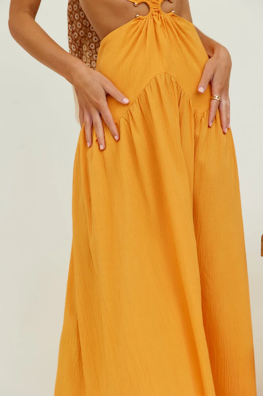 Morning Faye Maxi Dress Orange