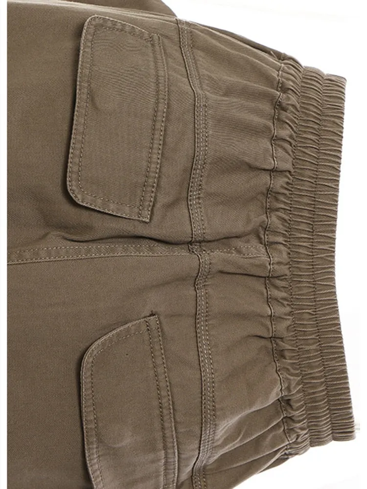 Multi Pocket High Waist Cargo Skirt