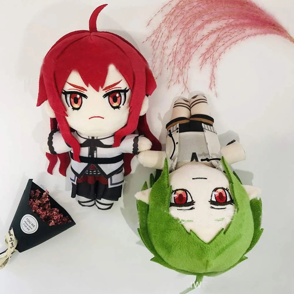 Mushoku Tensei：Jobless Reincarnation Cosplay Plush Toys Cartoon Soft Stuffed Dolls Halloween Mascot Birthday Xmas Gifts