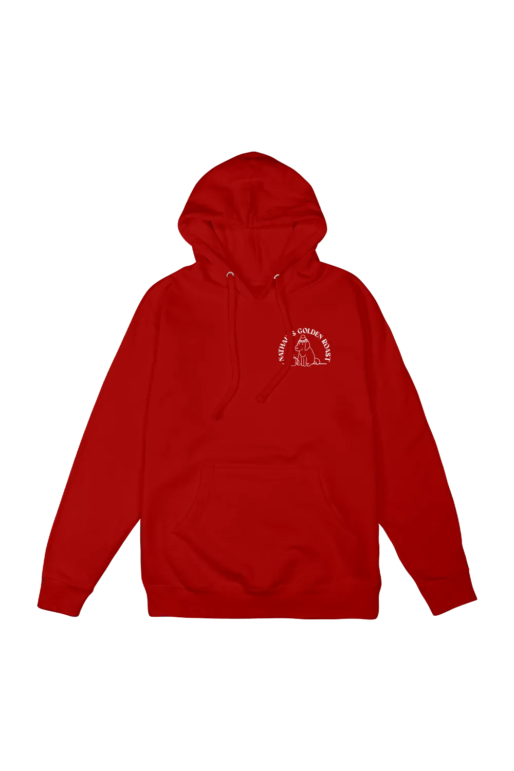 Nathaly Cuevas: Golden Roast Coffee Red Hoodie