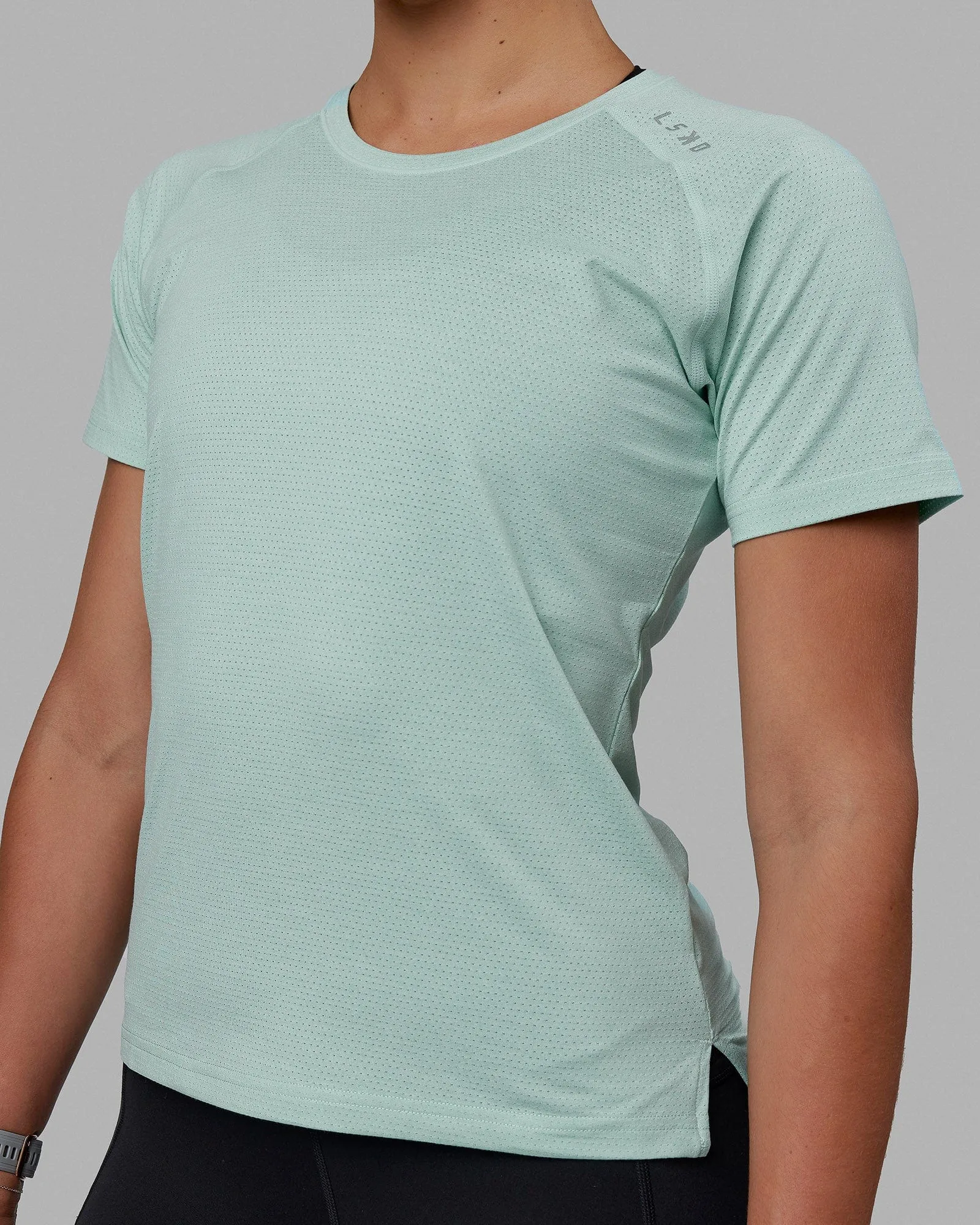 Perform VapourFLX Tee - Pastel Turquoise Marl