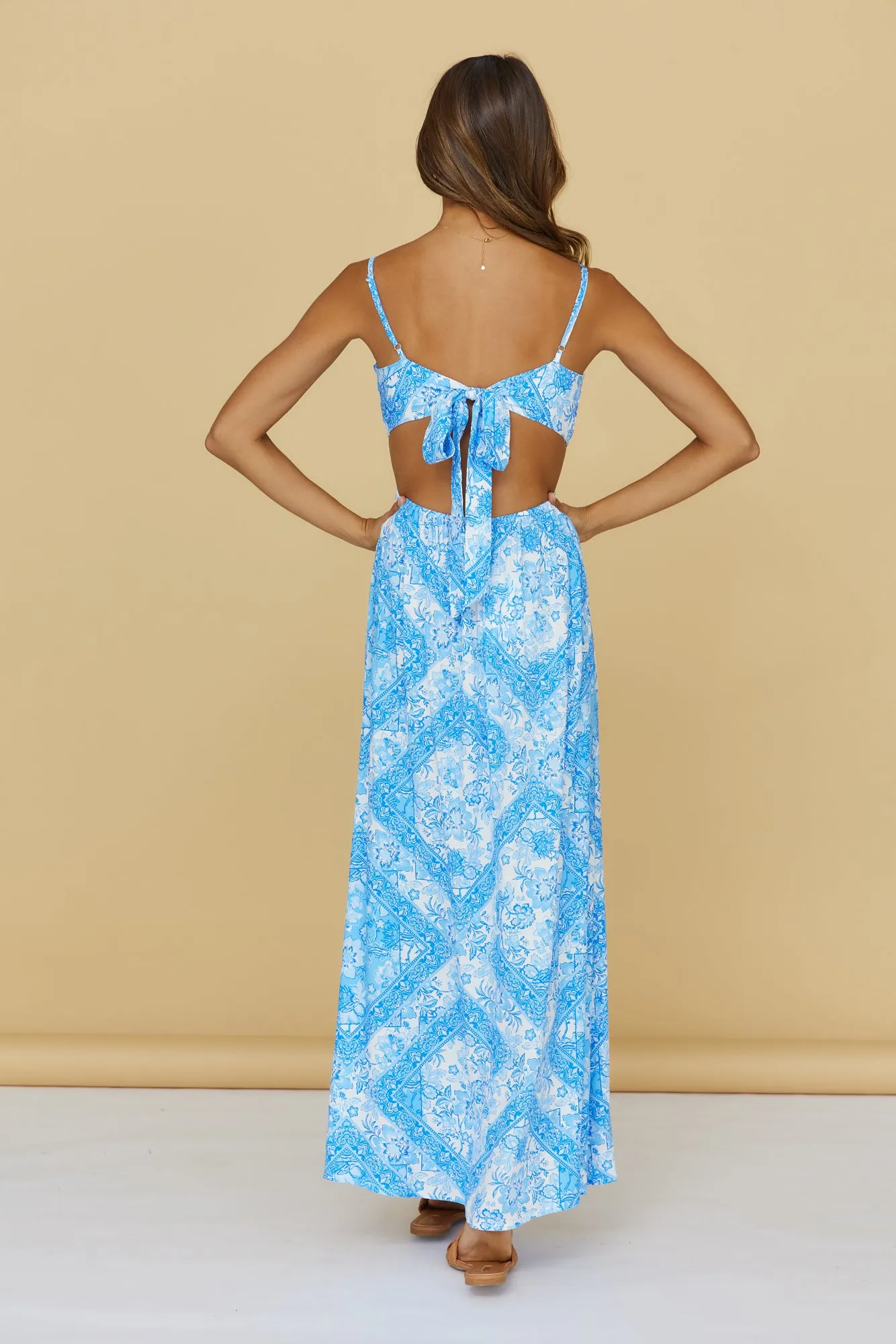 Porcelain Dreams Maxi Dress