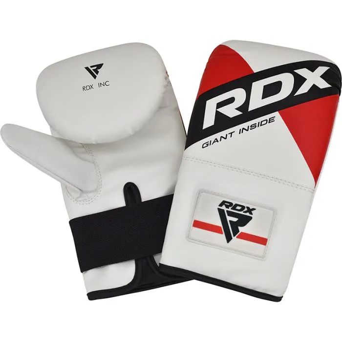 RDX F10 4ft / 5ft 3-In-1 White Training Punch Bag With Mitts Set