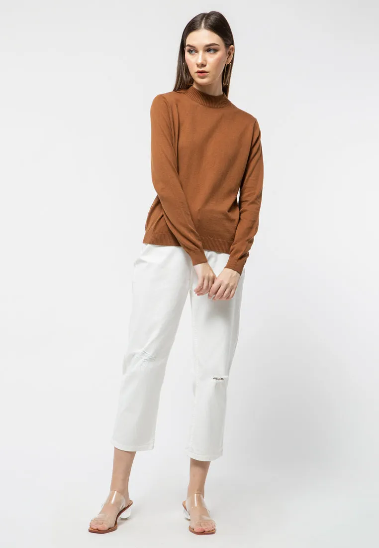 Round Neck Top Sweater