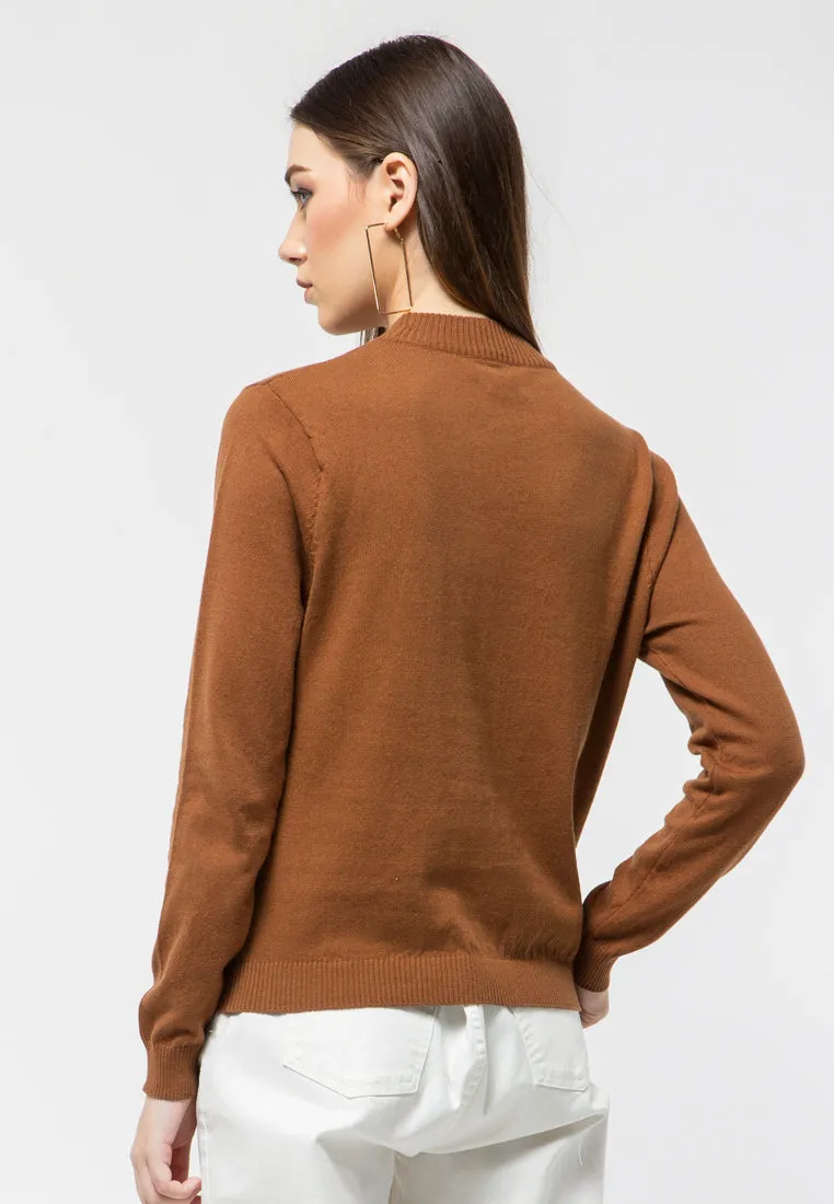 Round Neck Top Sweater