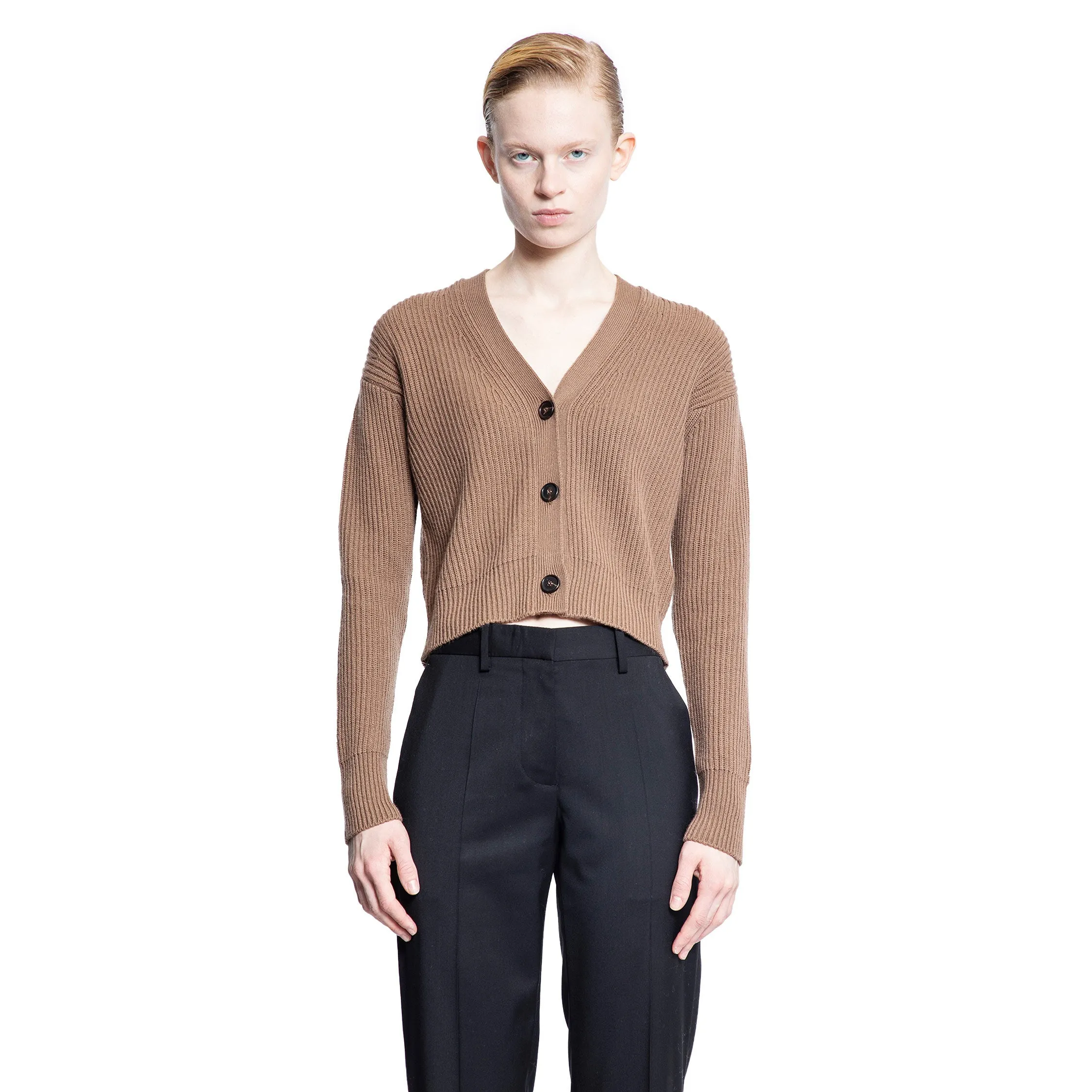 S MAX MARA WOMAN BROWN KNITWEAR