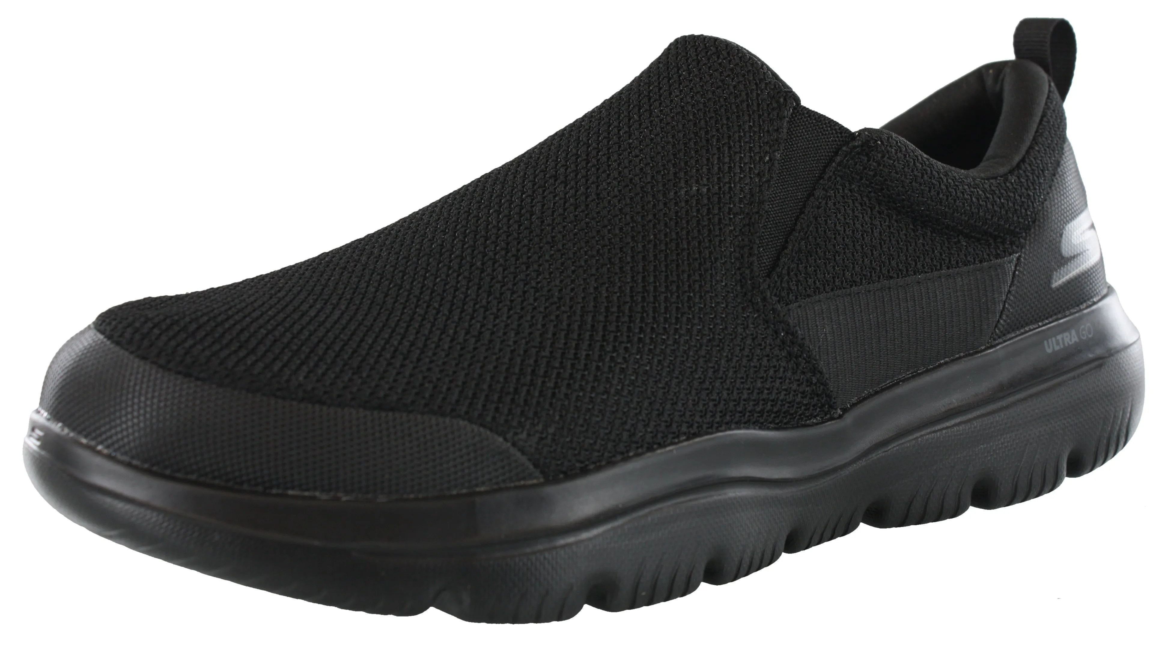 Skechers Mens Lightweight Extra Wide Fit Shoes Go Walk Evolution