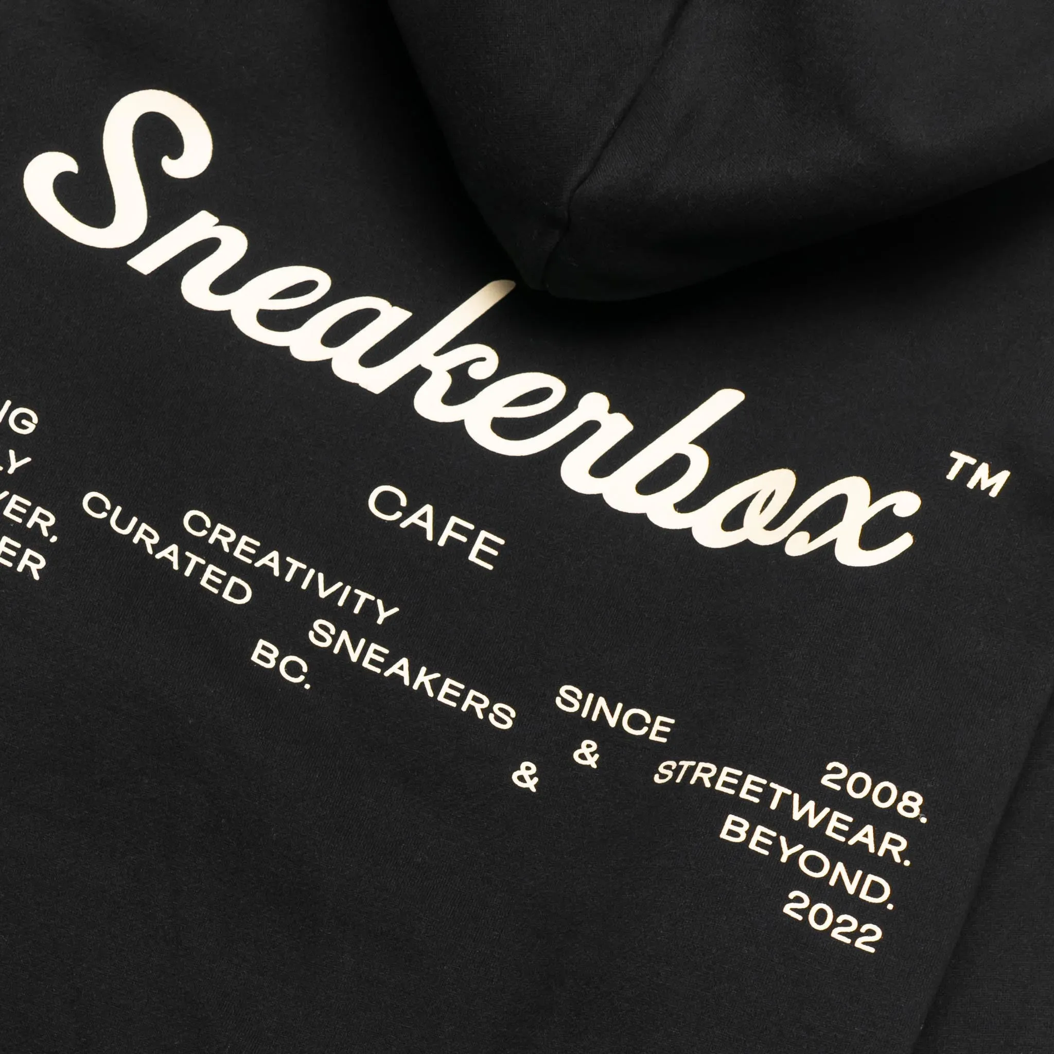 SNEAKERBOX Cafe Hoodie Black