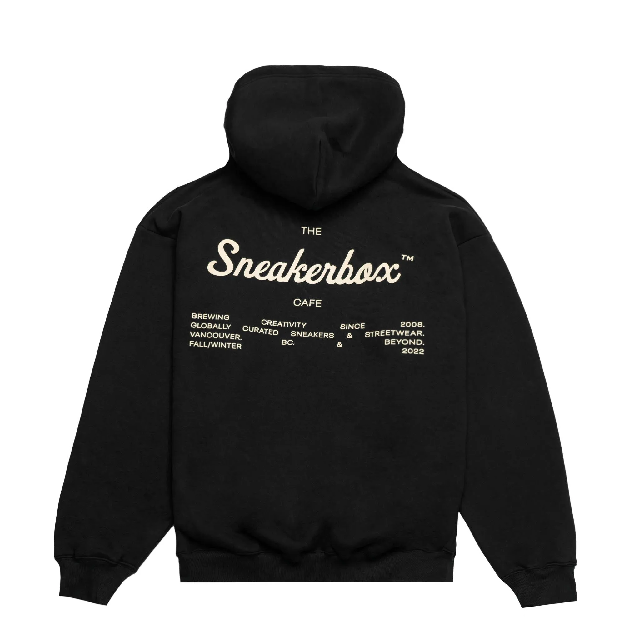 SNEAKERBOX Cafe Hoodie Black