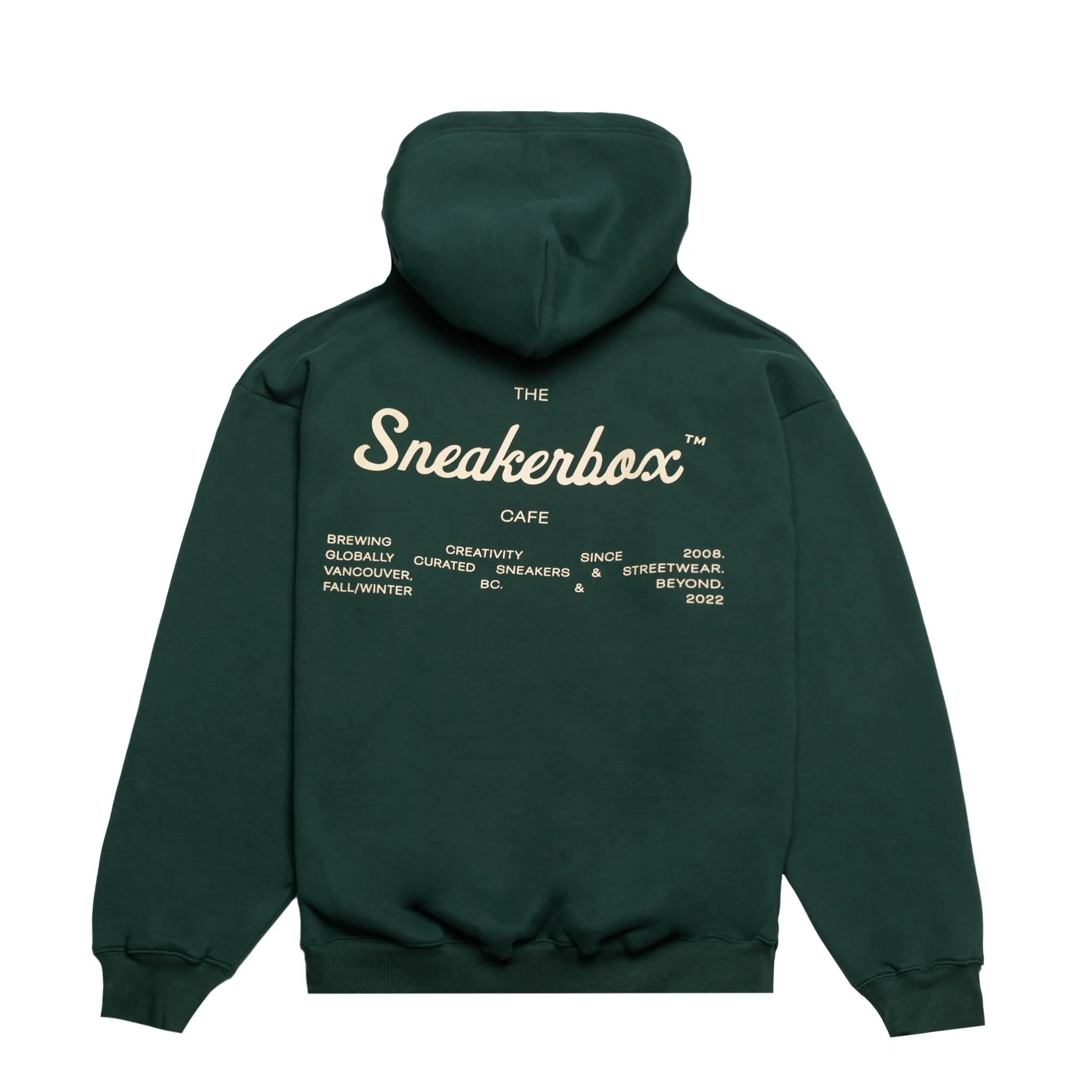 SNEAKERBOX Cafe Hoodie Green Tea