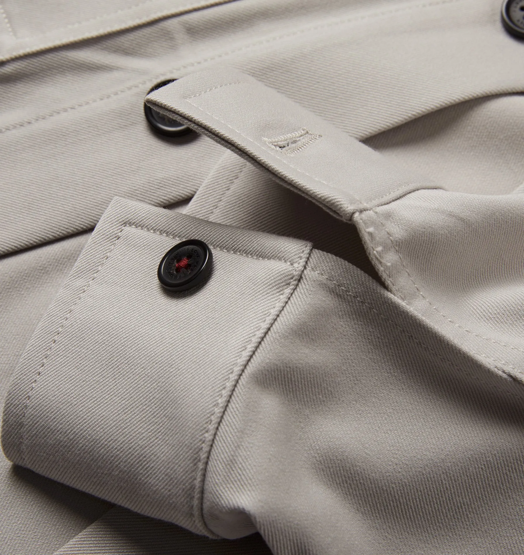 Tailored Overshirt - Light Grey