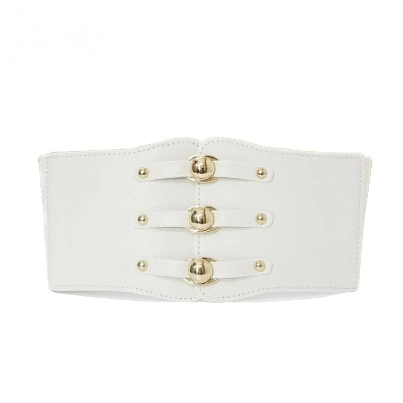 The Delphi Faux Leather Waistband Belt - Multiple Colors