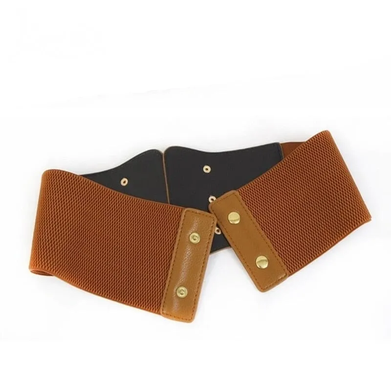 The Delphi Faux Leather Waistband Belt - Multiple Colors