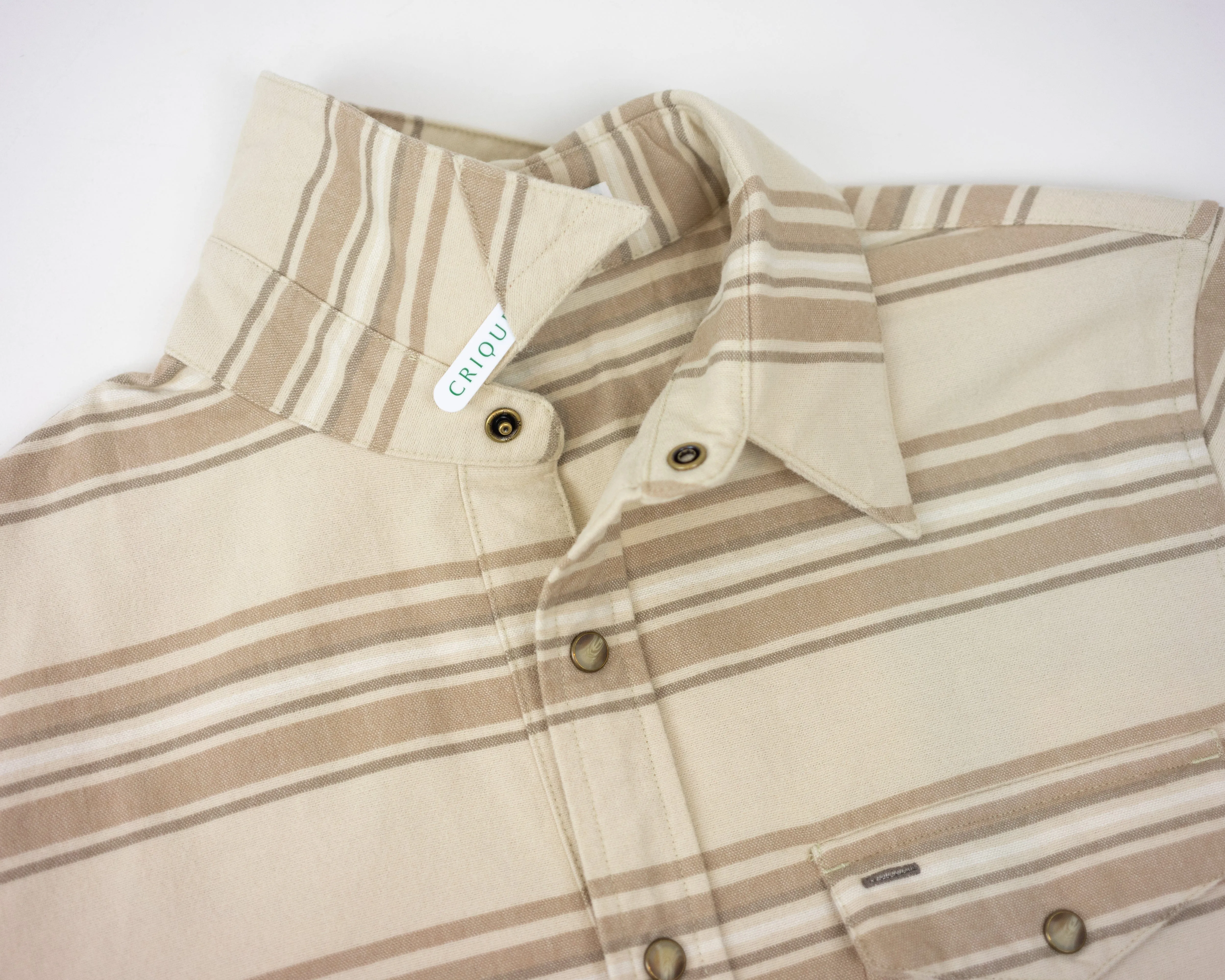 The J.R. Shirt - Blanket Stripe - Natural