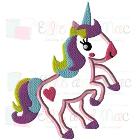 Unicorn Applique Design