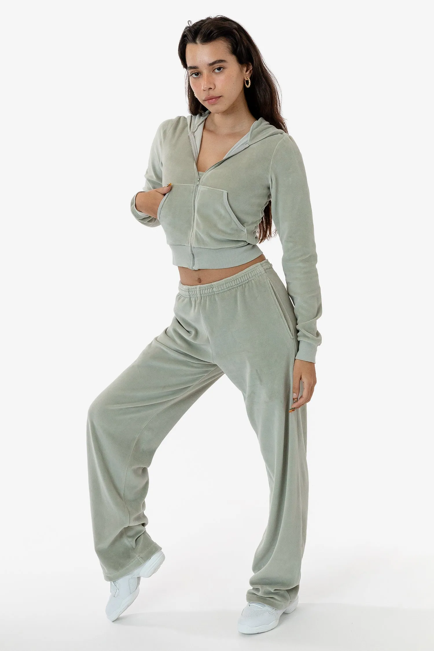 VLR315GD - Garment Dye Velour Lounge Pant