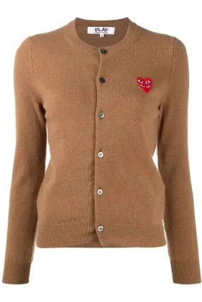 Women's Play Double Heart Cardigan