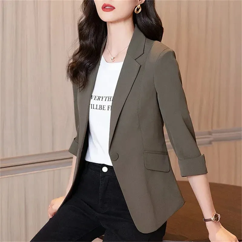 Women's Seven-Minute Sleeve Suit Jacket