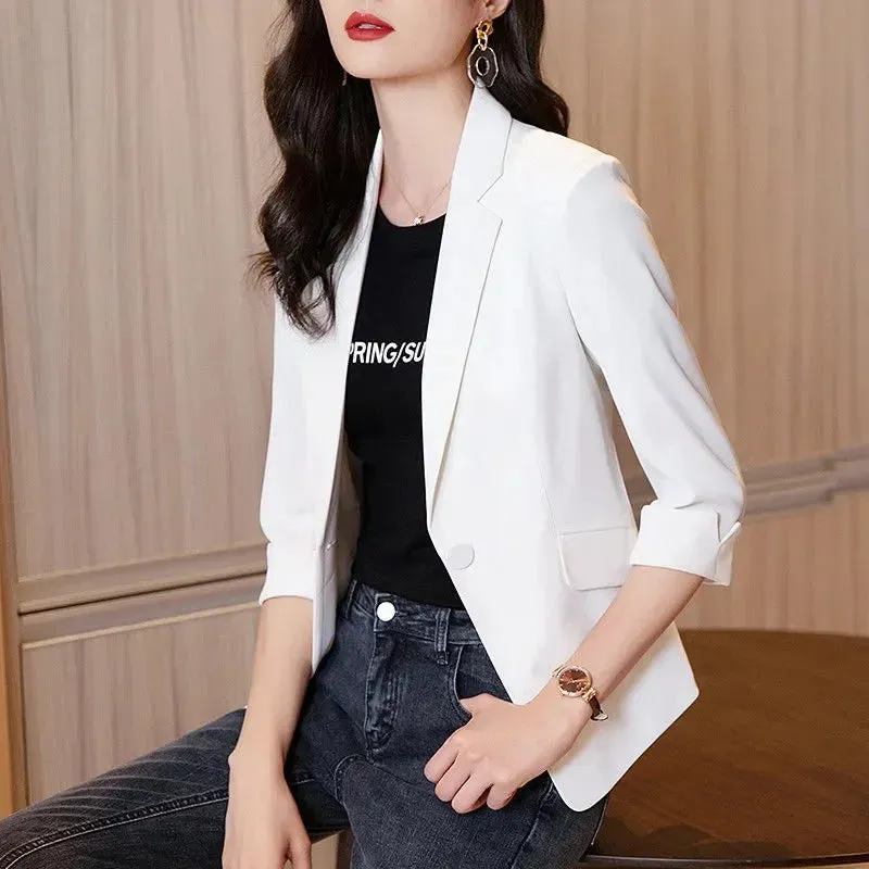 Women's Seven-Minute Sleeve Suit Jacket