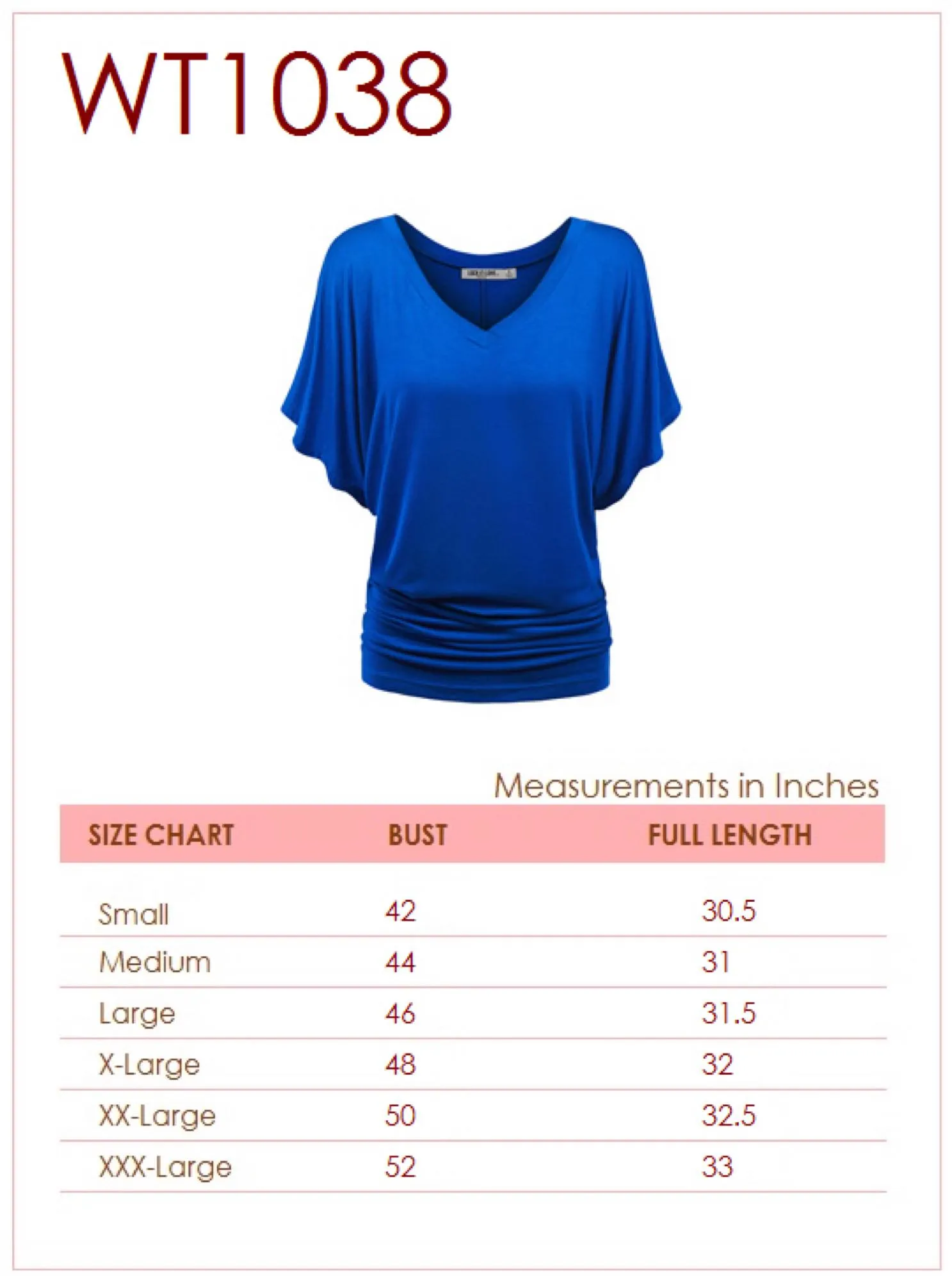 Women's Solid Short Sleeve V Neck Dolman Top